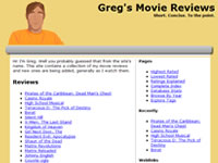 Greg's Movie Reviews